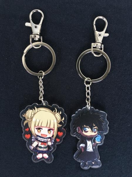 2piece anime acrylic keychain pair Hero Academia