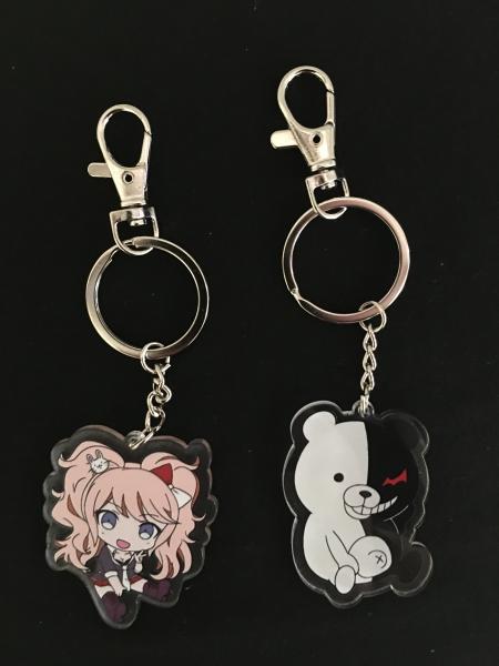 2piece game acrylic keychain pair Danganronpa