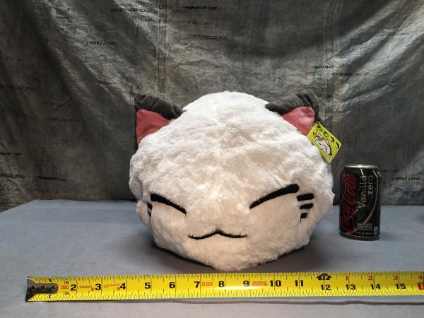 Large White Plush Cat Nemuneko