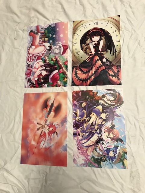 4 Date A Live Posters Set Lot A picture
