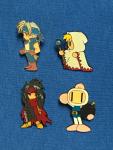 Classic Video Game 4 pin SET