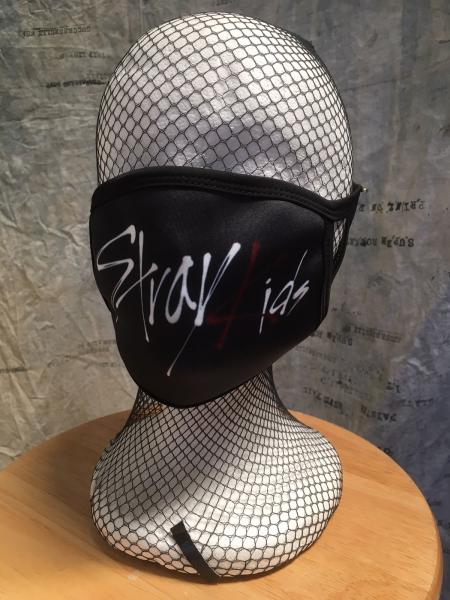 Cloth Mask kpop Stray Kids logo Black picture