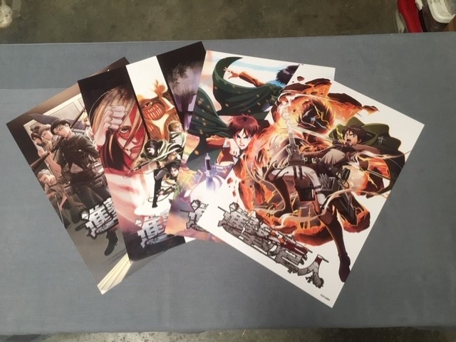 Attack on Titan Posters Set Lot B