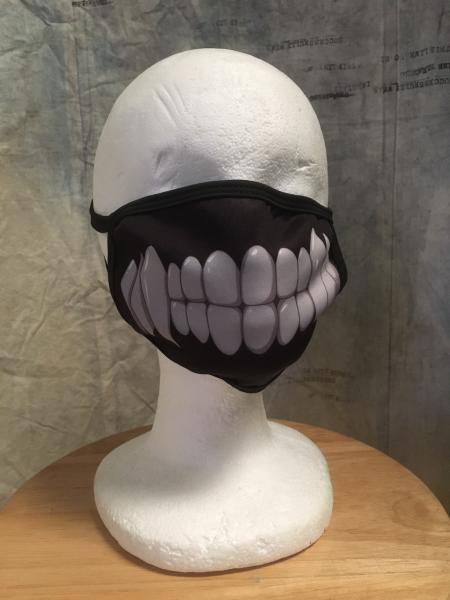 Toga Cloth face mask Anime Funny fabric reusable washable emoji cartoon black picture