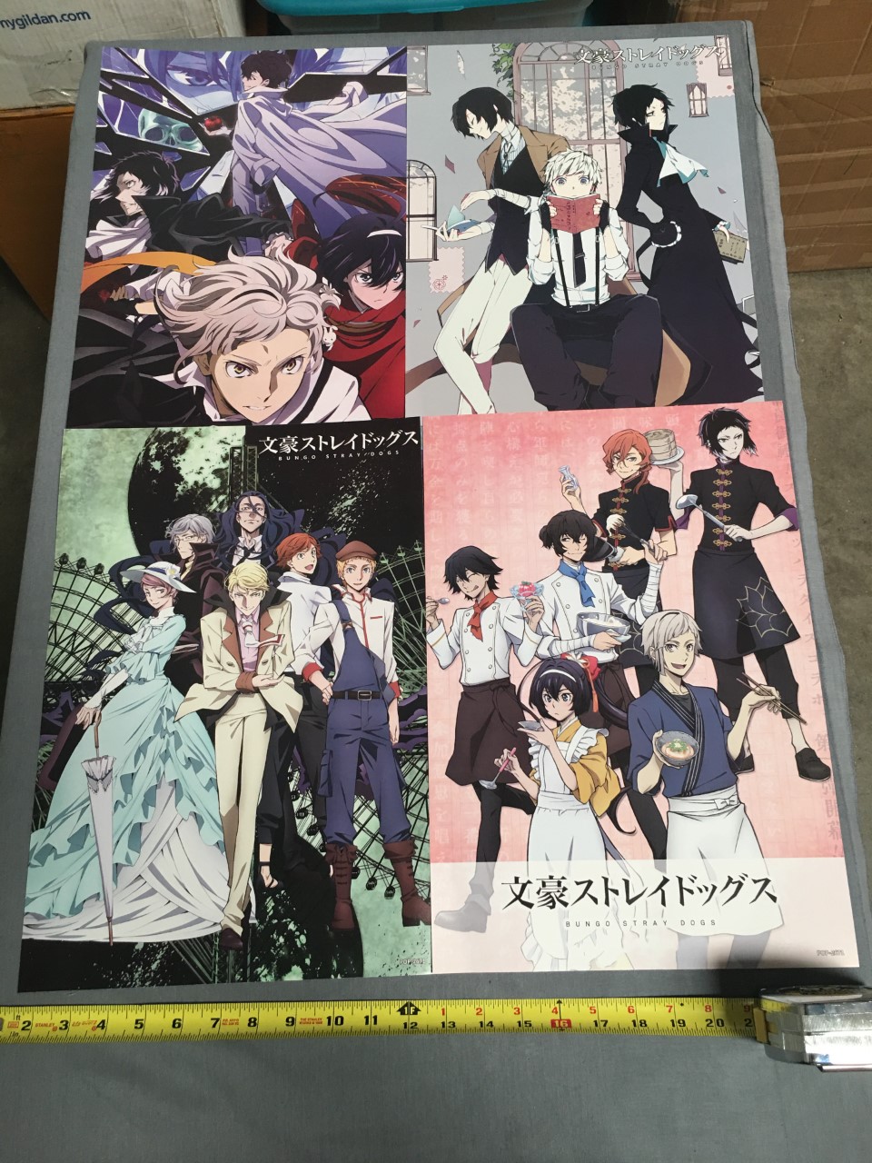 4 Bungou Stray Dogs Poster Set Lot A picture