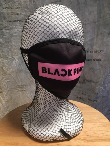 Cloth Mask kpop BLACK PINK logo Black picture