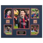 Lionel Messi FC Barcelona Soccer UEFA Champions League All-Time Greats 16 x 20 inch Collage