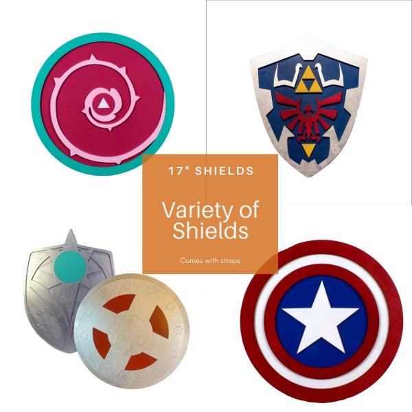 17" Wooden Shield Replicas picture