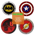Comic Book Clocks