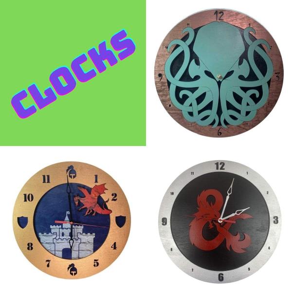 Tabletop Gaming Clocks