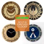 Sci-Fi/Fantasy Clocks