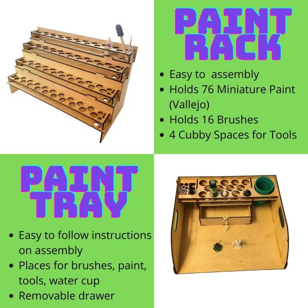 Paint Tray and Paint Rack picture