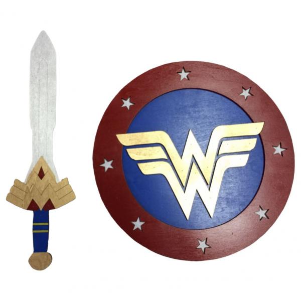 Kid's Size Cosplay Sets 14" Shield 17" Sword picture