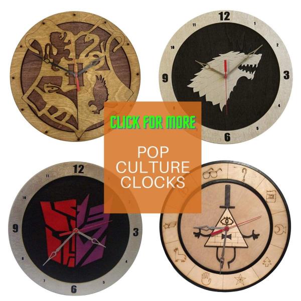 Pop Culture Clocks