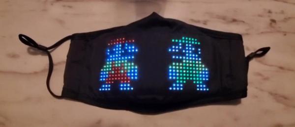Programmable BIG LED Display Face Mask picture