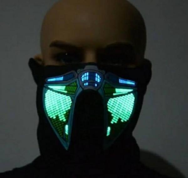 Sound Reactive Subzero LED Glow Mask picture