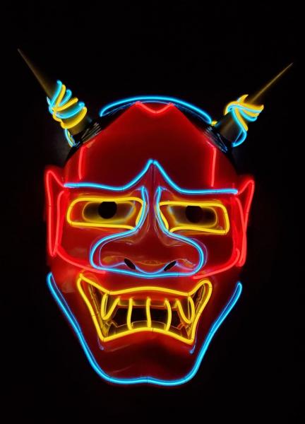 Hannya Neon Glow Mask