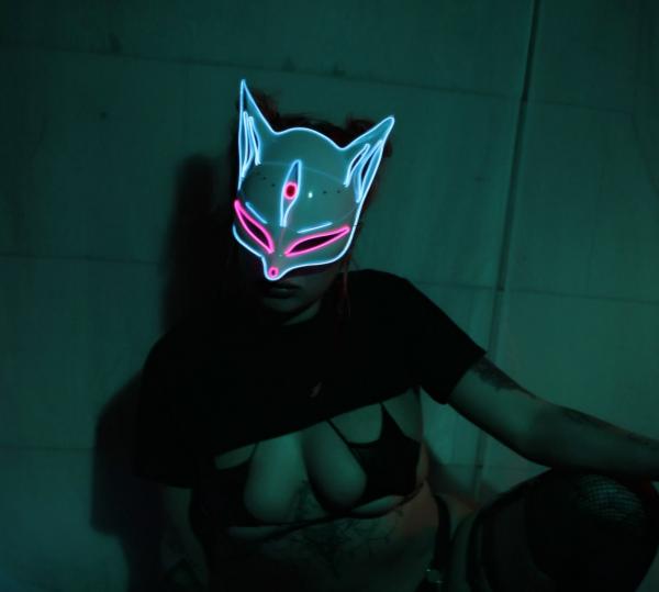 Japanese Kitsune Glow Mask picture