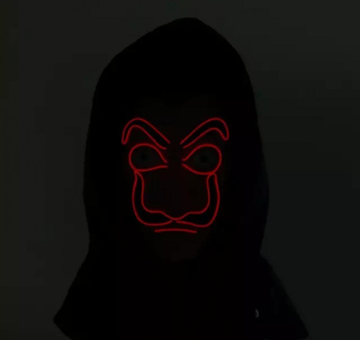 Salvador Dali Money Heist The Paper House La Casa De Papel Cosplay Glow Mask picture