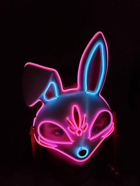 Japanese Anime Bunny Glow Mask picture