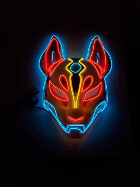 FOX NEON GLOW MASK picture