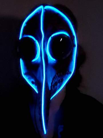 PLAGUE DOCTOR COSPLAY GLOW MASK picture