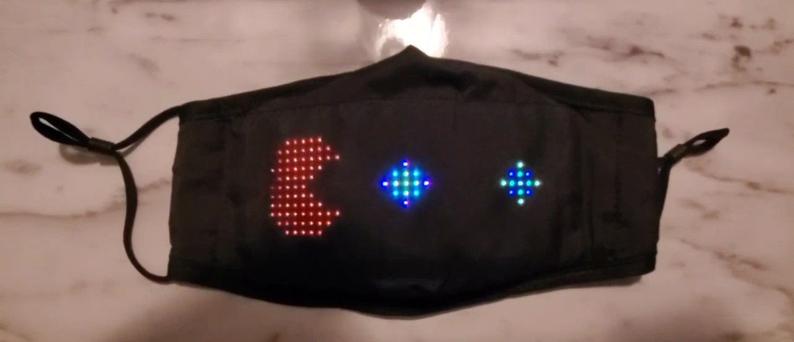 Programmable BIG LED Display Face Mask picture