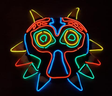 MAJORA'S MASK NEON GLOW MASK