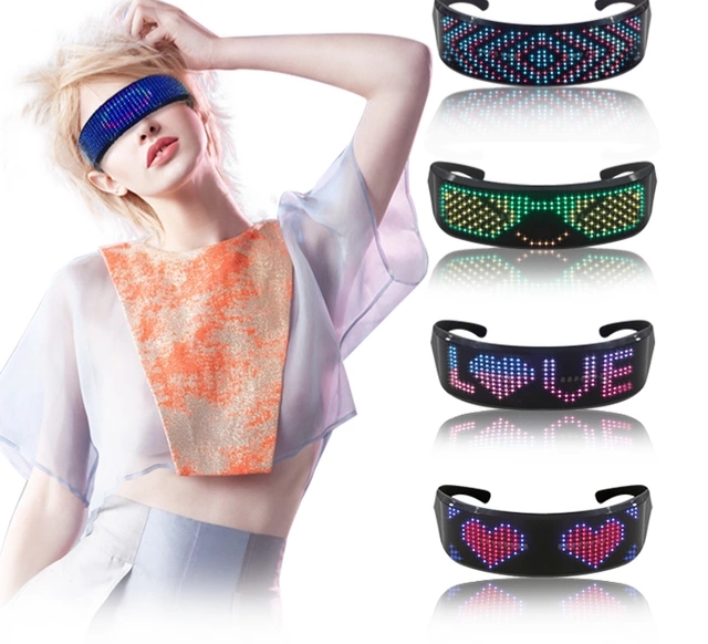 CyberPunk Customizable LED Glow Glasses picture