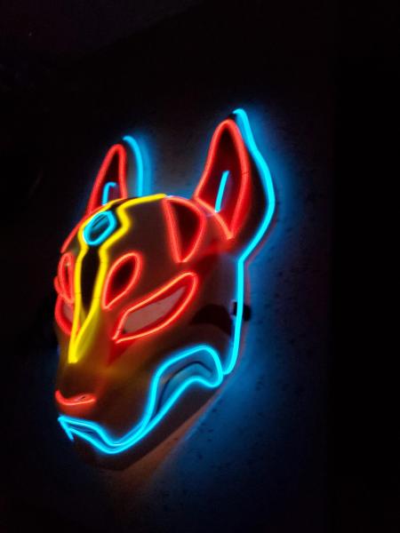FOX NEON GLOW MASK picture