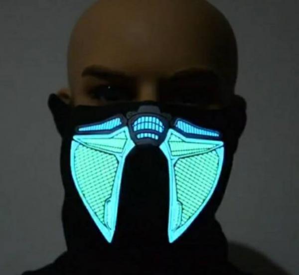 Sound Reactive Subzero LED Glow Mask picture