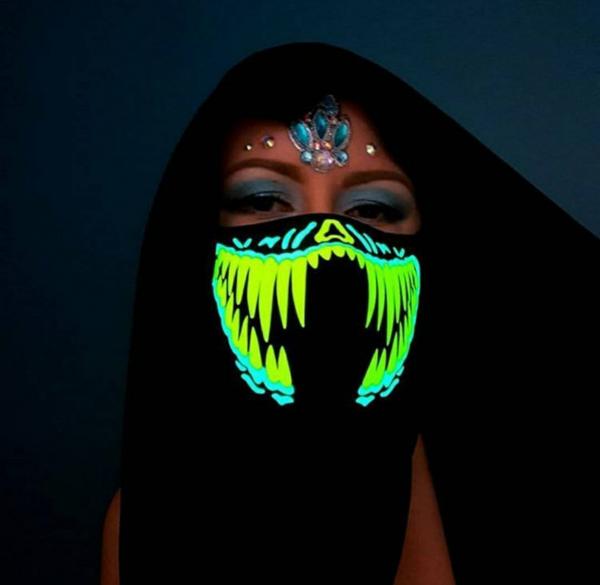 Venom Sound Reactive Glow Mask