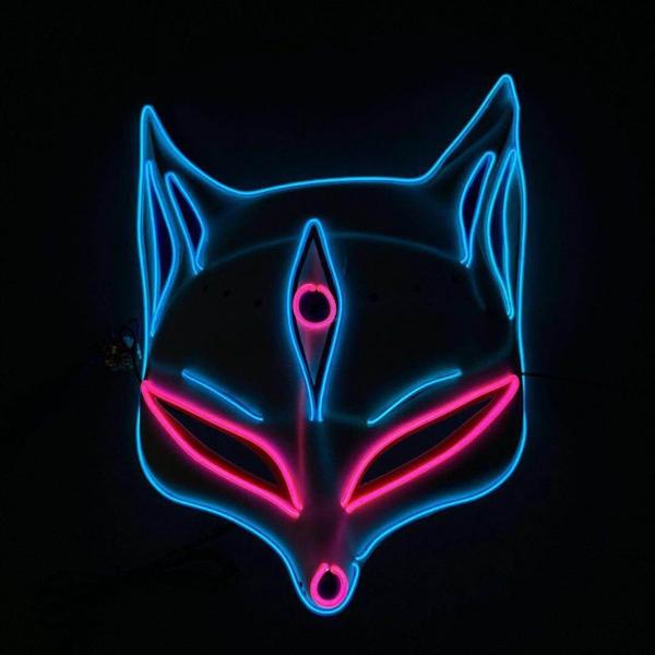 Japanese Kitsune Glow Mask