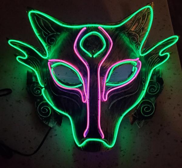 Kitsune Neon Glow Mask picture