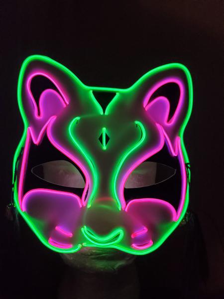 Kitty Cat Cosplay Glow Mask picture