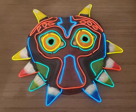 MAJORA'S MASK NEON GLOW MASK picture