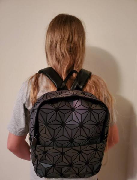 Holographic Geometric Color Changing Backpack picture