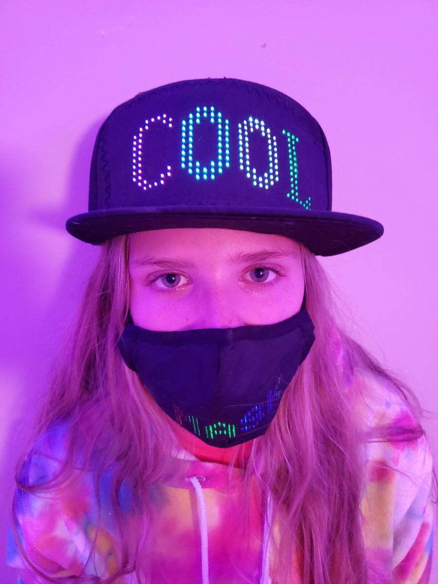 CUSTOMIZABLE LED HAT picture