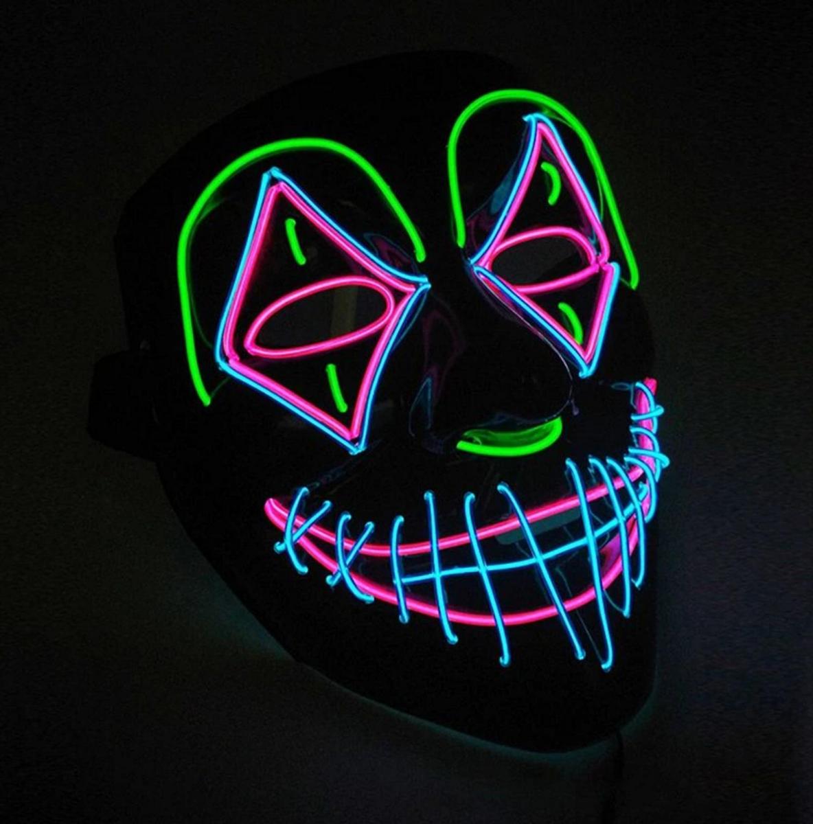 Светодиодная маска купить. Светодиодная маска АЛИЭКСПРЕСС. Светящиеся маски. Маска с подсветкой. Маска светящаяся в темноте.