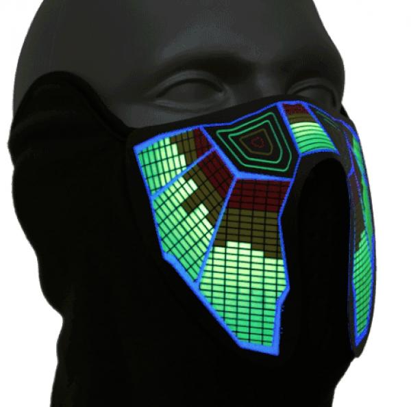 SOUND REACTIVE CYBER PUNK MASK picture