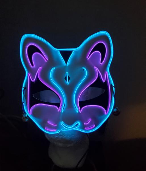 Kitty Cat Cosplay Glow Mask picture