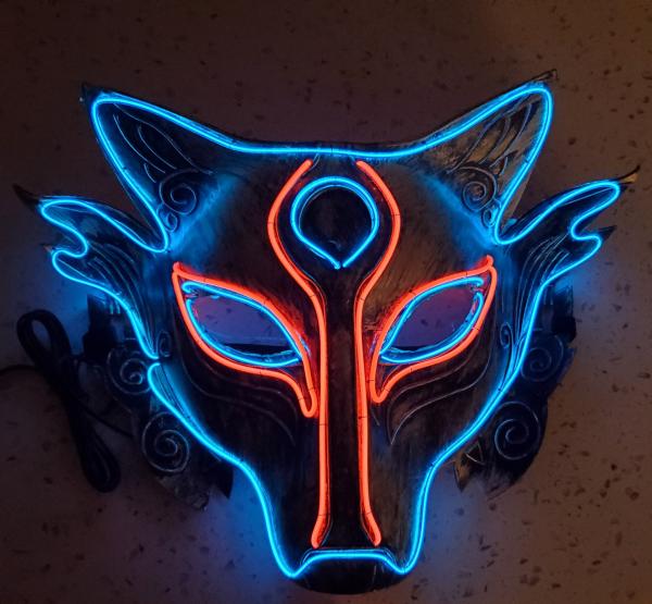 Kitsune Neon Glow Mask picture