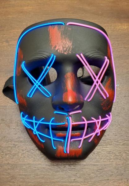 Double Color Neon Glow Mask picture