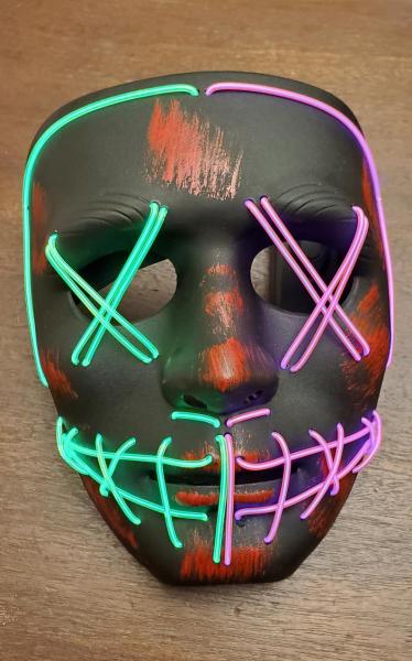 Double Color Neon Glow Mask picture