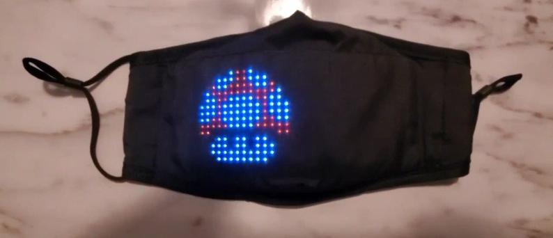 Programmable BIG LED Display Face Mask picture