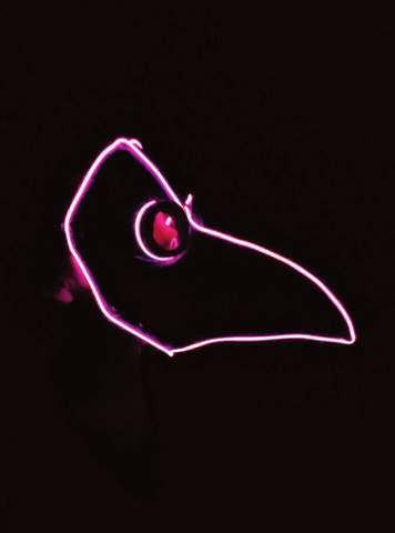 PLAGUE DOCTOR COSPLAY GLOW MASK picture