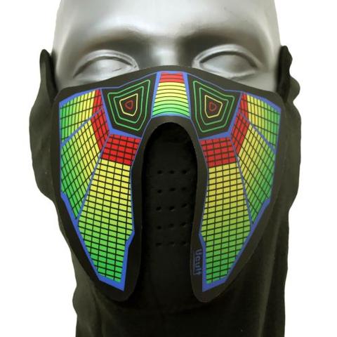 SOUND REACTIVE CYBER PUNK MASK picture