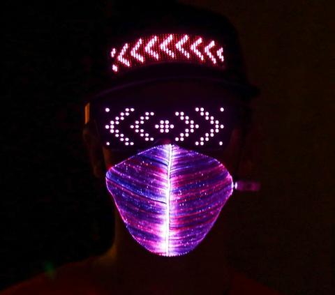 CUSTIMIZABLE LED NEON CULTURE GLOW GLASSES picture