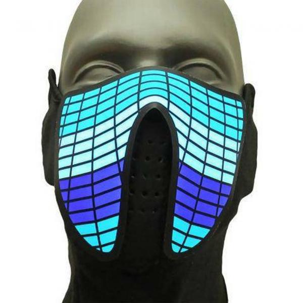 Sound Reactive LED Glow Equalizer Mask picture