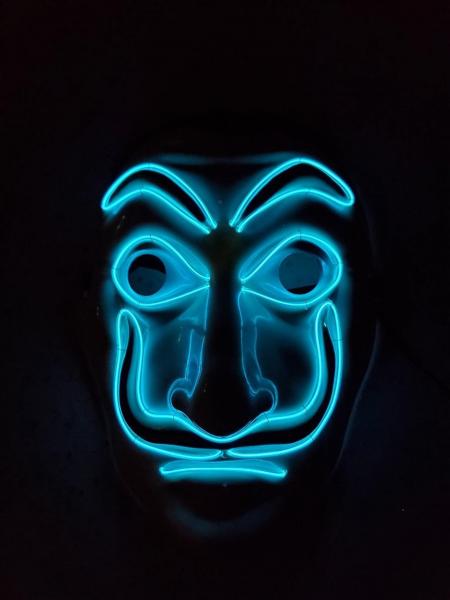 Salvador Dali Money Heist The Paper House La Casa De Papel Cosplay Glow Mask
